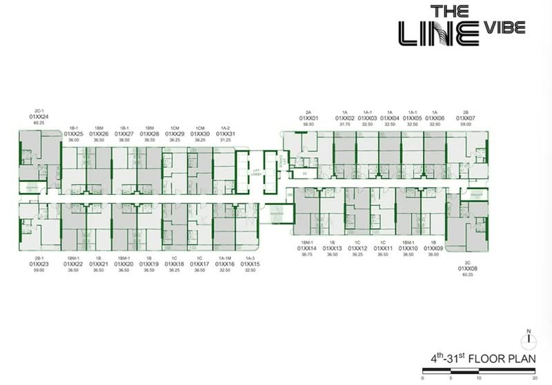 The Line Vibe, Bangkok, Jom Phon, Chatuchak, Bangkok, 2 Bedrooms, 60 sqm, Condo For Sale, by K.Nana, 500188721 - DDproperty.com