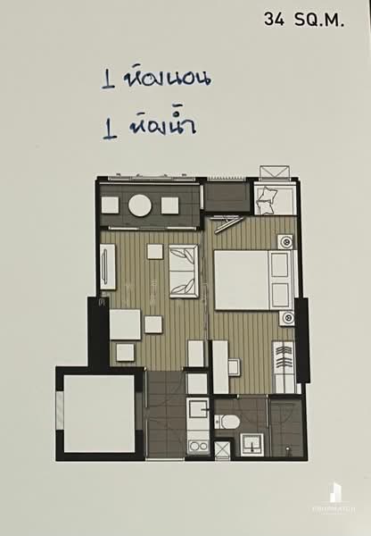 IDEO Q Siam-Ratchathewi, Bangkok, Phetchaburi Road, Thanon Phaya Thai, Ratchathewi, Bangkok, 1 Bedroom, 35 sqm, Condo For Sale, by หริรักษ์ ตั้งติรวัฒน์, 500188782 - DDproperty.com