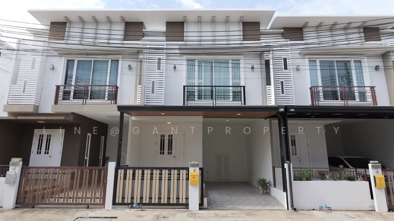 Idea House Sanambinnam : ไอเดีย เฮ้าส์ สนามบินน้ำ, นนทบุรี, ถนน สนามบินน้ำ, ท่าทราย, เมืองนนทบุรี, นนทบุรี, 125 ตร.ม., ทาวน์เฮ้าส์ ขาย, โดย Line@GantProperty, 500188913 - DDproperty.com