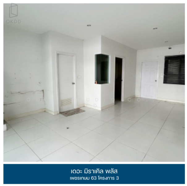 The Miracle Plus Phet Kasem 63, Bangkok, Petchkasem Road, Lak Song, Bang Khae, Bangkok, 4 Bedrooms, 146 sqm, Townhouse For Sale, by OKDD STUDIO Co., Ltd., 500189094 - DDproperty.com