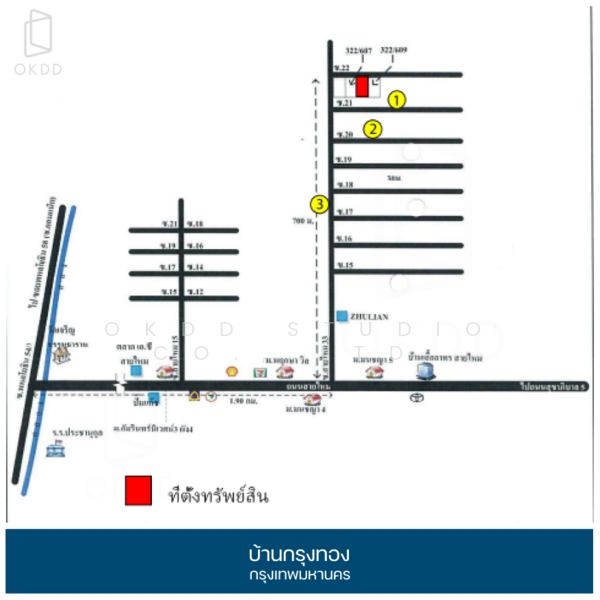 Baan Krung Thong, Bangkok, Sai Mai, Sai Mai, Bangkok, 2 Bedrooms, 100 sqm, Single Detached House For Sale, by OKDD STUDIO Co., Ltd., 500189419 - DDproperty.com