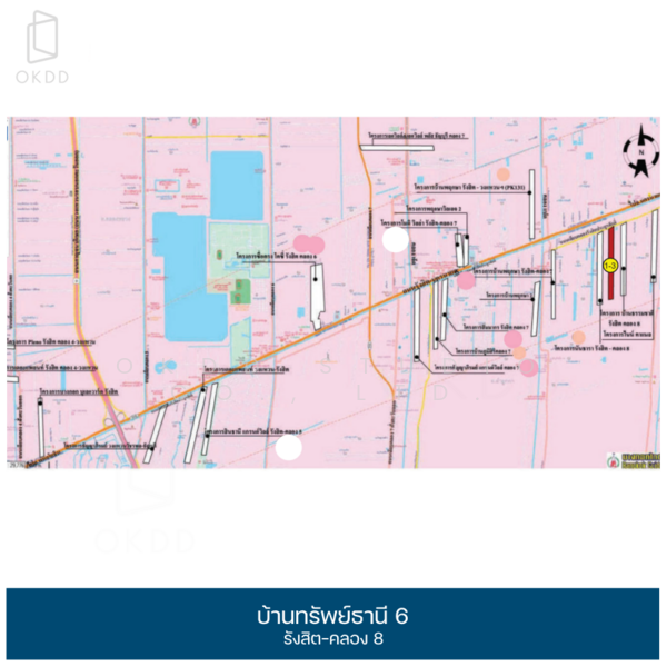 Baan Sap Thani 6 Rangsit-Khlong 8, Pathum Thani, Lam Phak Kut, Thanyaburi, Pathum Thani, 3 Bedrooms, 105 sqm, Townhouse For Sale, by OKDD STUDIO Co., Ltd., 500189519 - DDproperty.com