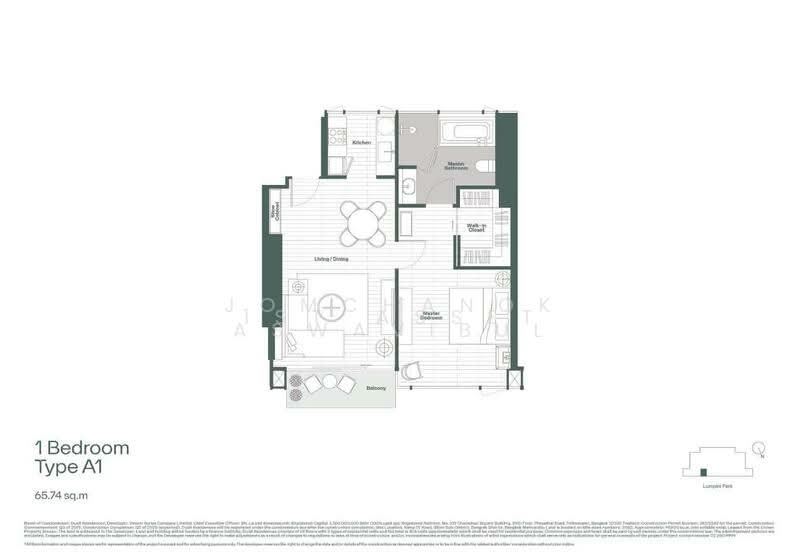 Dusit Central Park (Residences) : ดุสิต เซ็นทรัลพาร์ค, กรุงเทพ, 946 ถนนพระราม 4, สีลม, บางรัก, กรุงเทพ, 66 ตร.ม., คอนโด ขาย, โดย Jomchanok Aswavibul, 500189682 - DDproperty.com