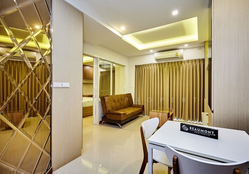 ให้เช่า Beaumont Mansion บิวม็อนท์ แมนชั่น, Bangkok, Huai Khwang, Huai Khwang, Bangkok, 1 Bedroom, 47 sqm, Townhouse For Rent, by Correct Property, 500190031 - DDproperty.com