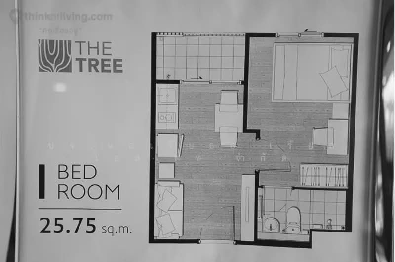 The Tree Onnut Station, Bangkok, 54 Sukhumvit Road, Bang Chak, Phra Khanong, Bangkok, 1 Bedroom, 26 sqm, Condo For Sale, by AREA66 Real Estate Co.,Ltd, 500190085 - DDproperty.com