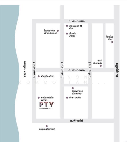 PTY Residence Sai 1, Chon Buri (Pattaya), Nong Pru, Bang Lamung (Pattaya), Chon Buri (Pattaya), 2 Bedrooms, 53 sqm, Condo Option To Buy, by Jutanon Komoottanaruk, 500190278 - DDproperty.com