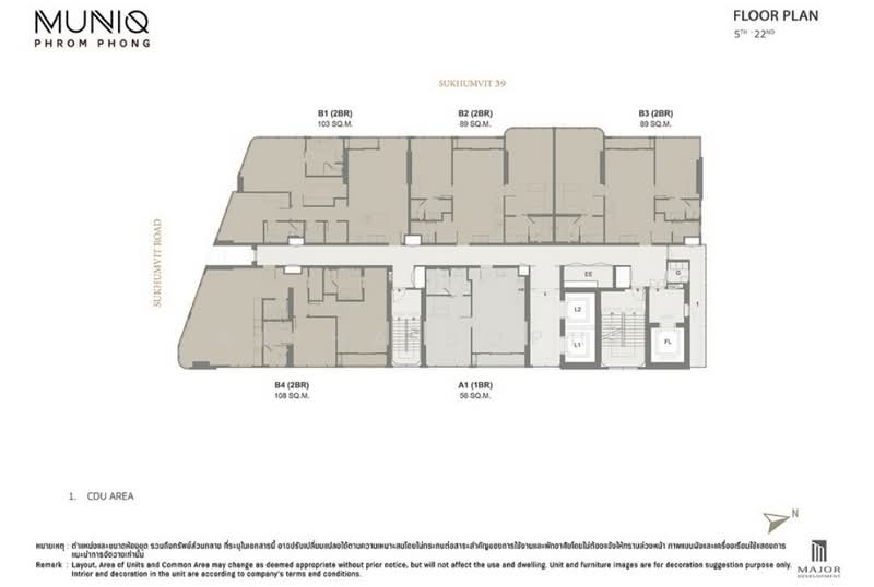 Muniq Phrom Phong, Bangkok, Soi Sukhumvit 39, Khlong Tan Nua, Watthana, Bangkok, 2 Bedrooms, 108 sqm, Condo For Sale, by Kitha Sopha, 500191929 - DDproperty.com