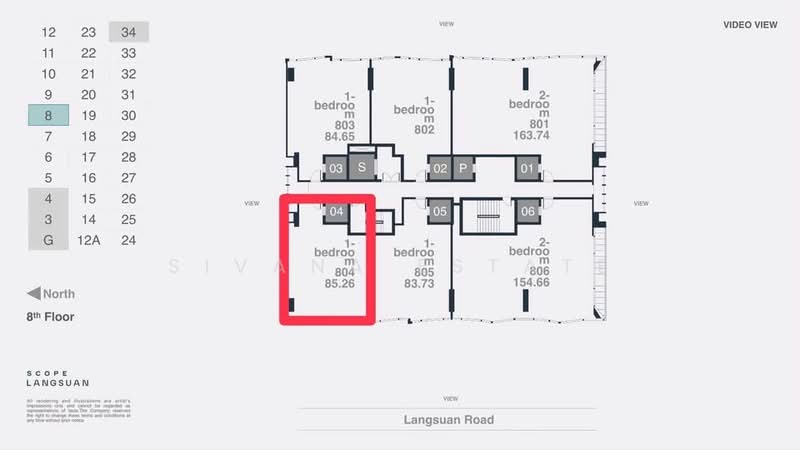 Scope Langsuan, Bangkok, Soi Lang Suan, Lumphini, Pathum Wan, Bangkok, 1 Bedroom, 85 sqm, Condo For Sale, by Sivana Estate, 500192152 - DDproperty.com