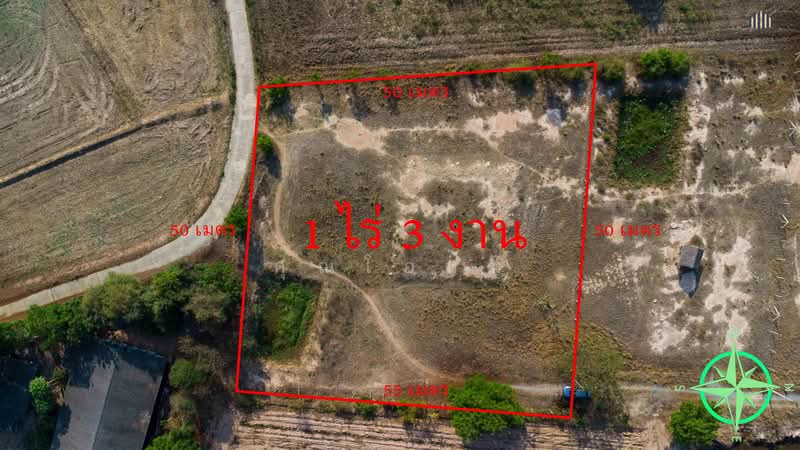 ขาย - ถูกสุดในย่านนี้! ขายที่ดินบ้านสวน 1 ไร่ 3 งาน เพียง 6 แสนบาท (ตร.วาละไม่ถึง 1,000 บาท) น้ำ-ไฟพร้อม, สุพรรณบุรี