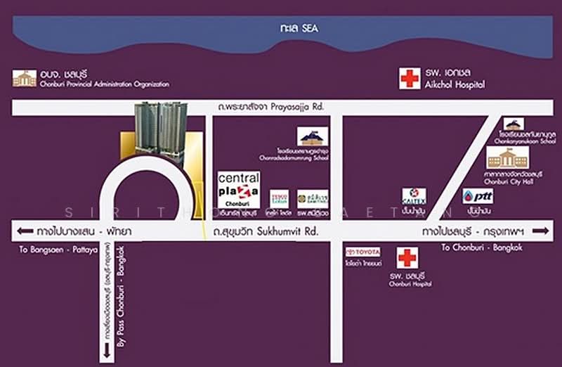Infinity One Condominium : อินฟินิตี้ วัน คอนโดมิเนียม, ชลบุรี, ถนนสุขุมวิท, เสม็ด, เมืองชลบุรี, ชลบุรี, 55 ตร.ม., คอนโด ขาย, โดย Sirithong Saetang, 500192398 - DDproperty.com