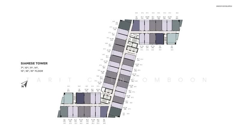 Siamese Rama 9 : ไซมิส พระราม 9, กรุงเทพ, ถนนพระราม 9, ห้วยขวาง, ห้วยขวาง, กรุงเทพ, 74 ตร.ม., คอนโด ขาย, โดย Tarit Chinsomboon, 500192978 - DDproperty.com