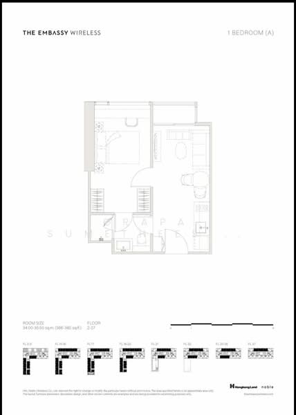 The Embassy Wireless, Bangkok, 1042 Witthayu Rd, Lumphini, Pathum Wan, Bangkok, 2 Bedrooms, 35 sqm, Condo For Sale, by Orapa Sumetheesirisakul, 500193275 - DDproperty.com