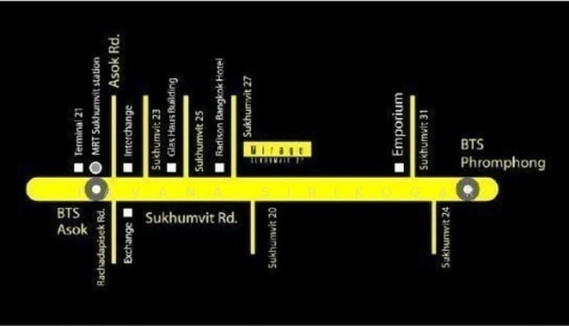 Mirage Sukhumvit 27, Bangkok, 6 Soi Sukhumvit 27, Khlongtoei Nua, Watthana, Bangkok, 1 Bedroom, 35 sqm, Condo For Rent, by Pavana Sirikogar, 500193526 - DDproperty.com