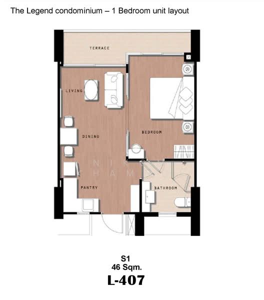 Boat House Hua Hin : โบ๊ทเฮ้าส์ หัวหิน, เพชรบุรี, 1500 ถนนเพชรเกษม (ทรายใต้), ชะอำ, ชะอำ, เพชรบุรี, 46 ตร.ม., คอนโด ขาย, โดย Nikom Khamnoi, 500194030 - DDproperty.com