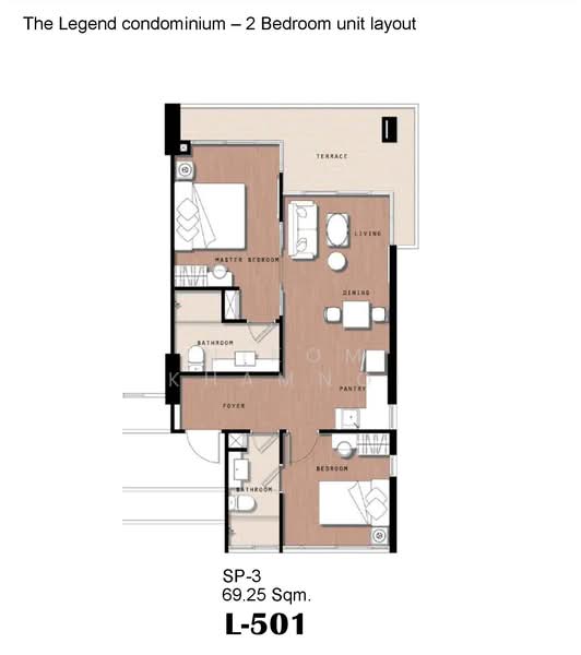 Boat House Hua Hin, Phetchaburi, 1500 Petchkasem Road (Sai Tai), Cha-am, Cha-Am, Phetchaburi, 2 Bedrooms, 69 sqm, Condo For Sale, by Nikom Khamnoi, 500194062 - DDproperty.com