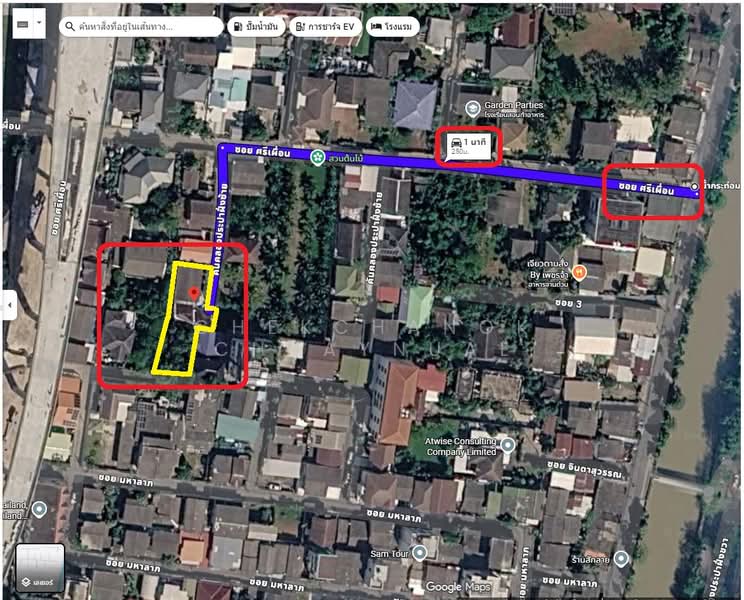 ที่ดิน บางซื่อ 149 ตารางวา, Bangkok, ริมคลองประปาฝั่งซ้าย, Bang Sue, Bang Sue, Bangkok, , 596 sqm, Land For Sale, by Chekchanok Chuaynual, 500195061 - DDproperty.com