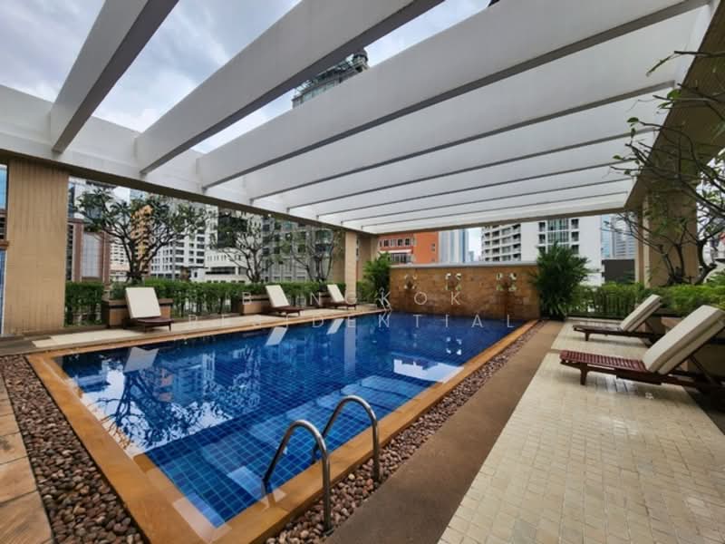 Langsuan Ville, Bangkok, 50 Soi Langsuan, Lumphini, Pathum Wan, Bangkok, 1 Bedroom, 95 sqm, Condo For Rent, by Bangkok Residential, 500195176 - DDproperty.com