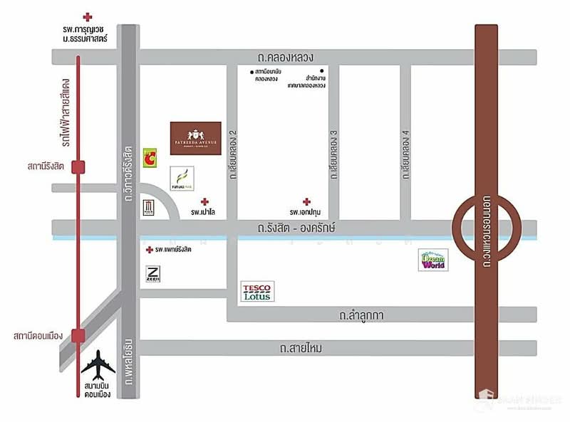 Patreeda Avenue Rangsit-Klong 2/2 : ภัทรีดา อเวนิว รังสิต-คลอง 2/2, ปทุมธานี, ซอยบงกช 30, คลองสอง, คลองหลวง, ปทุมธานี, 248 ตร.ม., บ้านเดี่ยว ขาย, โดย วสันต์ วะสะติ, 500196177 - DDproperty.com