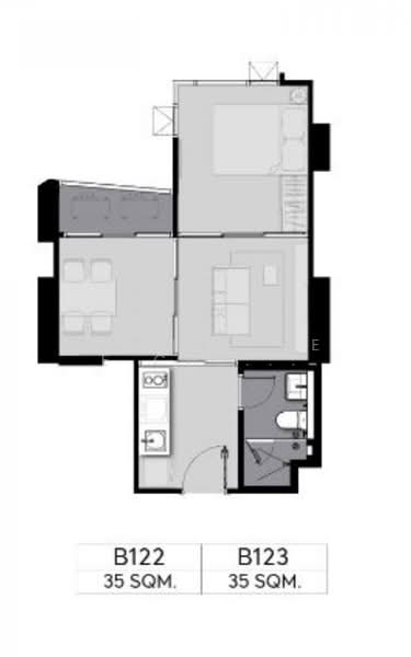 Life Ladprao Valley, Bangkok, Phaholyothin Road, Jom Phon, Chatuchak, Bangkok, 1 Bedroom, 35 sqm, Condo For Sale, by Suthasinee Chenchopching, 500196434 - DDproperty.com