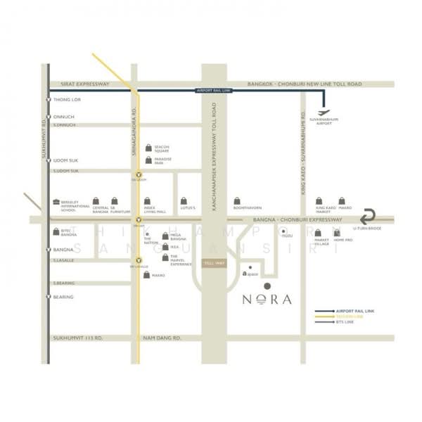 NORA Bangna, Samut Prakan, Bangphli Yai, Bang Plee, Samut Prakan, 3 Bedrooms, 116 sqm, Townhouse For Rent, by Thikhamporn Sanguansiri, 500197338 - DDproperty.com