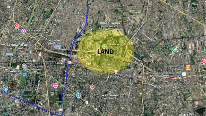 กรุงเทพ, กรุงเทพ, บางกะปิ, ห้วยขวาง, กรุงเทพ, 1,256 ตร.ม., ที่ดิน ขาย, โดย วิทวัช, 500197873 - DDproperty.com