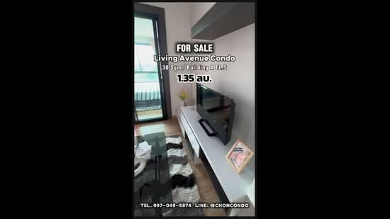 Living Avenue Bangsaen, Chon Buri (Pattaya), Mit Saphan Road, Saen Suk, Muang Chon Buri, Chon Buri (Pattaya), 1 Bedroom, 30 sqm, Condo For Sale, by สุขุม ป้อมนาก, 500198441 - DDproperty.com