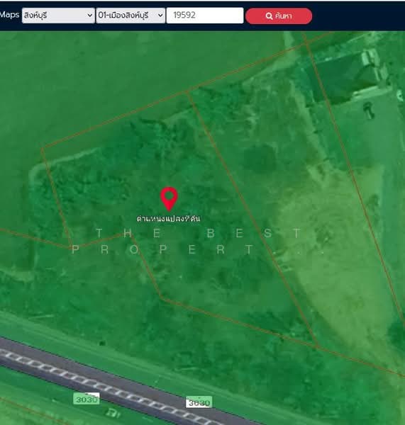 ที่ดินต้นโพธิ์ สิงห์บุรี, Sing Buri, Ton Pho, Muang Sing Buri, Sing Buri, , 2,448 sqm, Land For Sale, by The Best Property กระแต, 500199001 - DDproperty.com