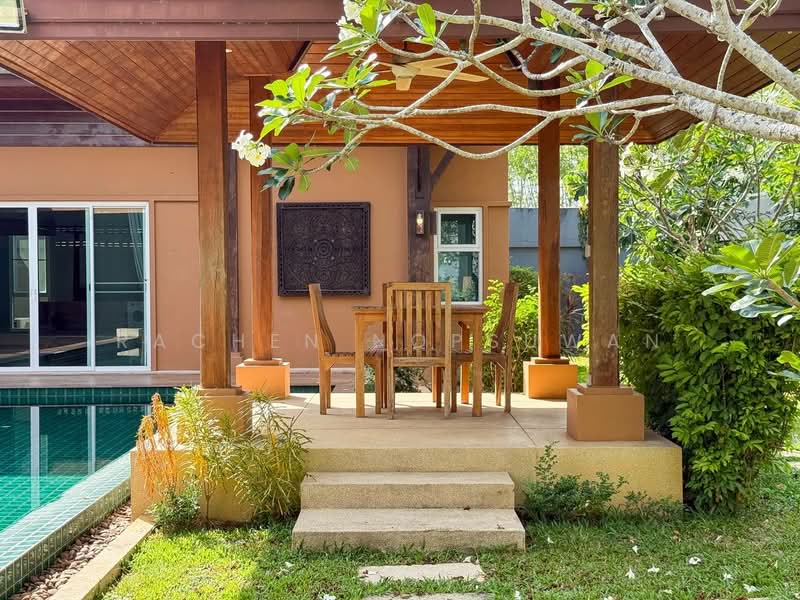 For Rent: Resort-style pool villa, Koh Kaew, Phuket. Private pool. Rent: 150,000 THB/month, Phuket, Ko Kaeo, Muang Phuket, Phuket, 2 Bedrooms, 240 sqm, Villa For Rent, by Rachen Nopsuwan, 500199226 - DDproperty.com