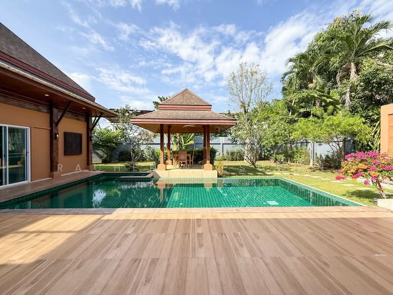 For Rent: Resort-style pool villa, Koh Kaew, Phuket. Private pool. Rent: 150,000 THB/month, Phuket, Ko Kaeo, Muang Phuket, Phuket, 2 Bedrooms, 240 sqm, Villa For Rent, by Rachen Nopsuwan, 500199226 - DDproperty.com