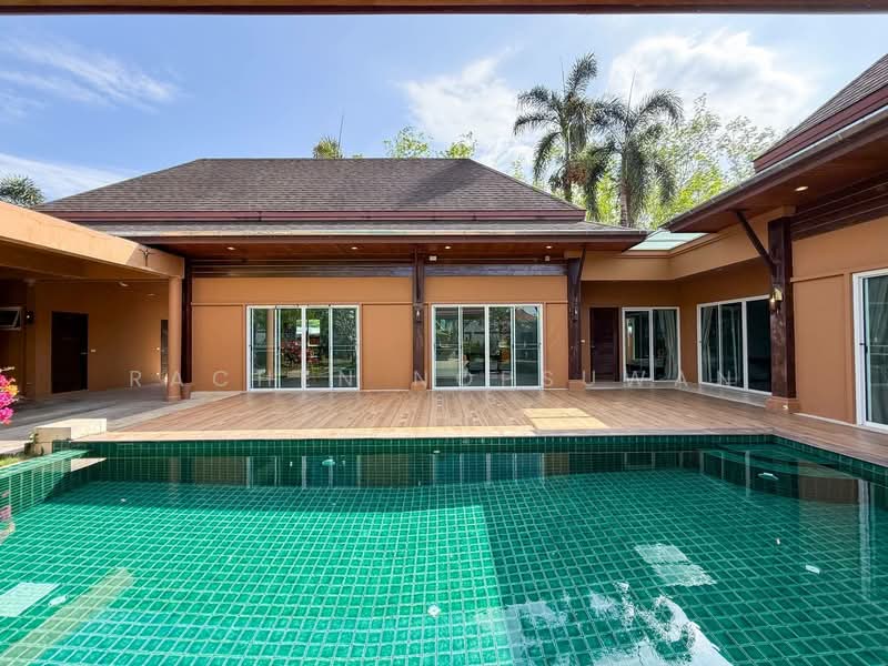For Rent: Resort-style pool villa, Koh Kaew, Phuket. Private pool. Rent: 150,000 THB/month, Phuket, Ko Kaeo, Muang Phuket, Phuket, 2 Bedrooms, 240 sqm, Villa For Rent, by Rachen Nopsuwan, 500199226 - DDproperty.com