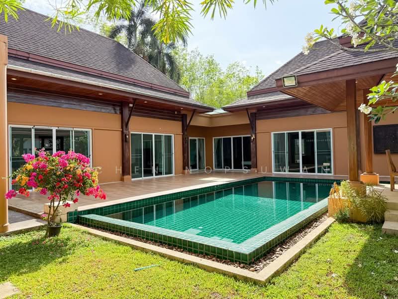 For Rent: Resort-style pool villa, Koh Kaew, Phuket. Private pool. Rent: 150,000 THB/month, Phuket, Ko Kaeo, Muang Phuket, Phuket, 2 Bedrooms, 240 sqm, Villa For Rent, by Rachen Nopsuwan, 500199226 - DDproperty.com