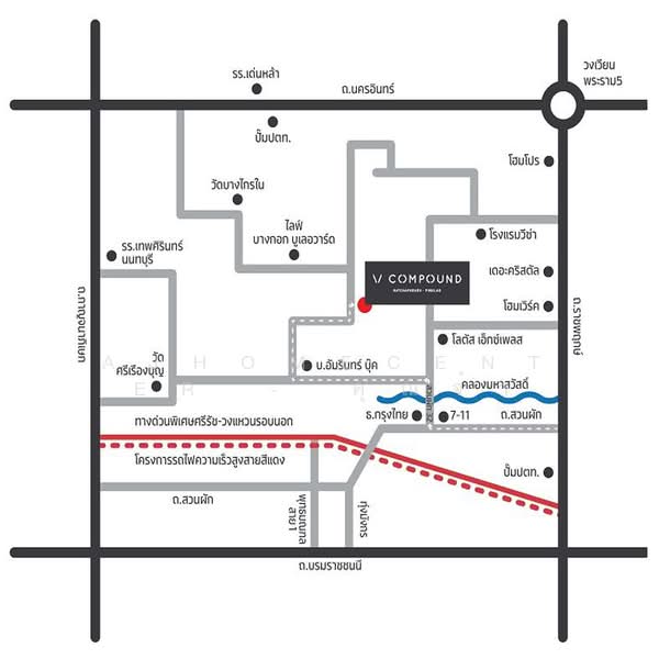 V Compound Ratchaphruek-Pinklao, Nonthaburi, Soi Suan Phak 32, Mahasawat, Bang Kruai, Nonthaburi, 2 Bedrooms, 110 sqm, Townhouse For Sale, by AJHOMECENTER - คุณจ๋า, 500199265 - DDproperty.com