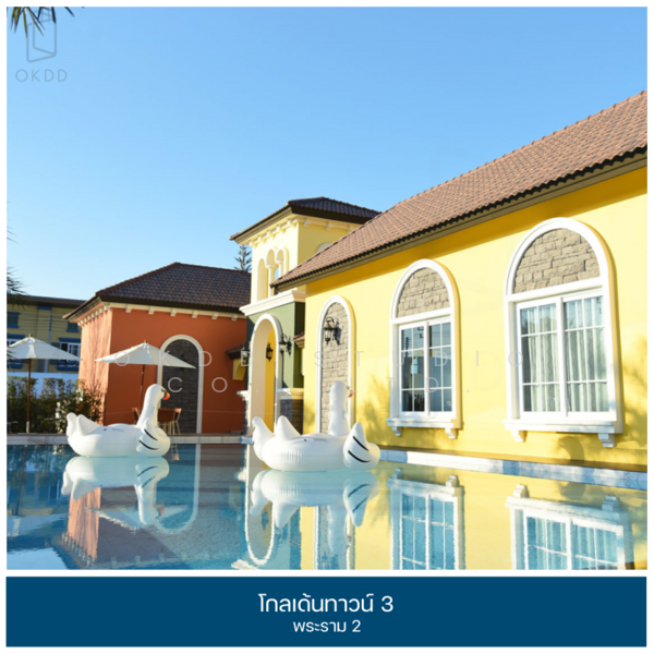 Golden Town 3 Rama 2, Samut Sakhon, Rama 2 Road, Phanthai Norasing, Muang Samut Sakhon, Samut Sakhon, 4 Bedrooms, 117 sqm, Townhouse For Sale, by OKDD STUDIO Co., Ltd., 500199605 - DDproperty.com