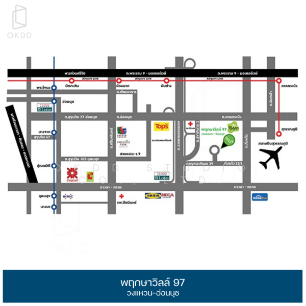 Pruksa Ville Wongwaen-Onnut, Samut Prakan, Kanchanaphisek 39 Road, Rachathewa, Bang Plee, Samut Prakan, 3 Bedrooms, 120 sqm, Townhouse For Sale, by OKDD STUDIO Co., Ltd., 500199700 - DDproperty.com