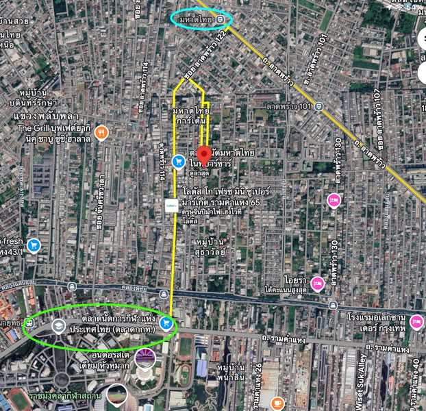 ขาย - ที่ดินเปล่าขนาด139ตารางวา ซอยลาดพร้าว122(ซอยมหาดไทย) แยก13 แขวงพลับพลา เขตวังทองหลาง, กรุงเทพ