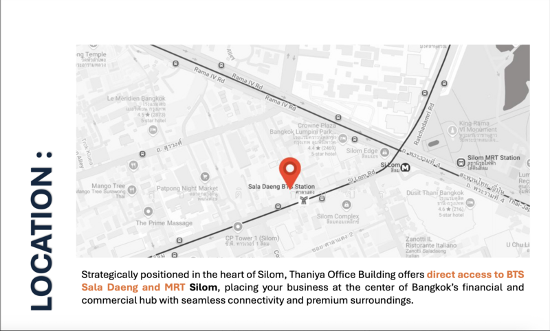 Rent Office Space Connect BTS Saladang + MRT Silom 172 SQM, Bangkok, Suriyawong, Bang Rak, Bangkok, , 172 sqm, Office Space For Rent, by Suchart Gambhir, 500199869 - DDproperty.com