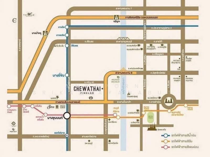 Chewathai Pinklao : ชีวาทัย ปิ่นเกล้า, กรุงเทพ, ถนนอรุณอมรินทร์, บางยี่ขัน, บางพลัด, กรุงเทพ, 29 ตร.ม., คอนโด ให้เช่า, โดย Anyaporn Srikanlayanabut, 500199893 - DDproperty.com