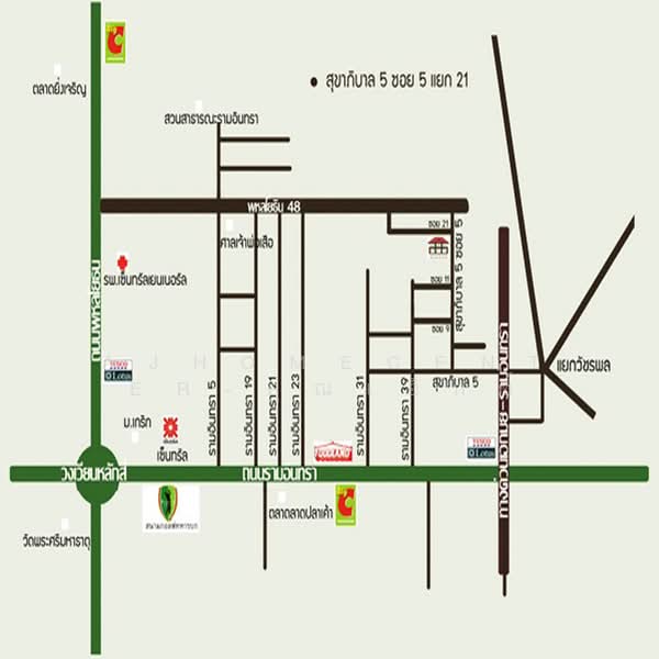 Jamjuree Park Ramintra 39, Bangkok, Sukhaphiban 5 Road, Tha Rang, Bang Khen, Bangkok, 2 Bedrooms, 103 sqm, Townhouse For Sale, by AJHOMECENTER-คุณเอ็กซ์, 500199916 - DDproperty.com