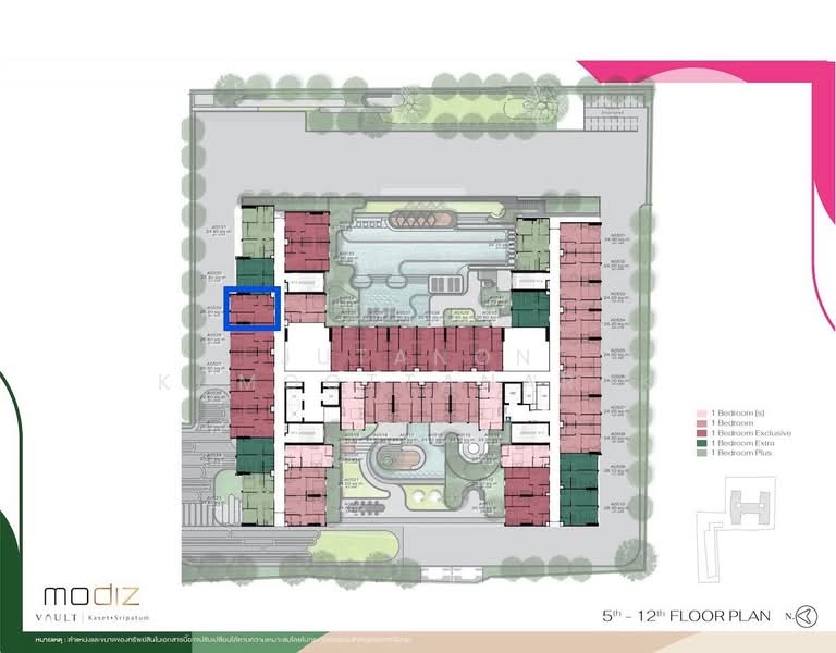 Modiz Vault Kaset-Sripatum, Bangkok, Soi Phahonyothin 49/1, Lat Yao, Chatuchak, Bangkok, 1 Bedroom, 26 sqm, Condo Option To Buy, by Jutanon Komoottanaruk, 500200285 - DDproperty.com