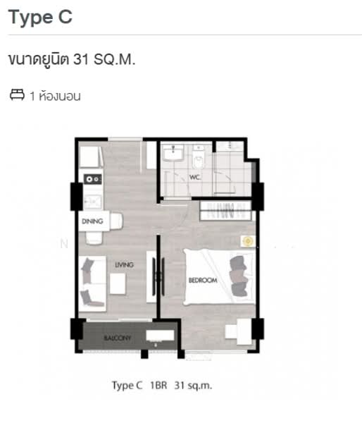 The Niche Mono Sukhumvit 50 : นิช โมโน สุขุมวิท 50, กรุงเทพ, ซอยเริ่มเจริญ ถนนสุขุมวิท50, พระโขนง, คลองเตย, กรุงเทพ, 31 ตร.ม., คอนโด ขาย, โดย Kao Natthathida Paksee, 500200787 - DDproperty.com