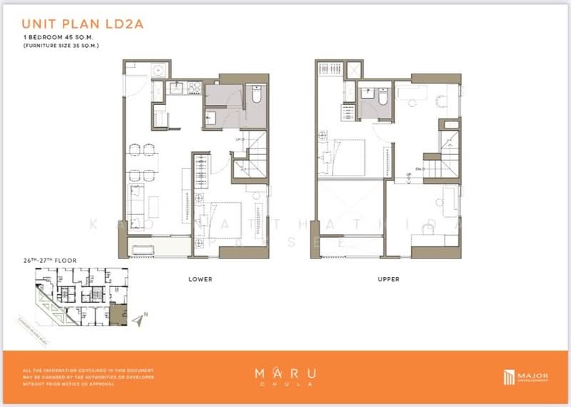 MARU CHULA, Bangkok, 117 Charoen Mueang Road, Rong Muang, Pathum Wan, Bangkok, 2 Bedrooms, 80 sqm, Condo For Sale, by Kao Natthathida Paksee, 500200842 - DDproperty.com