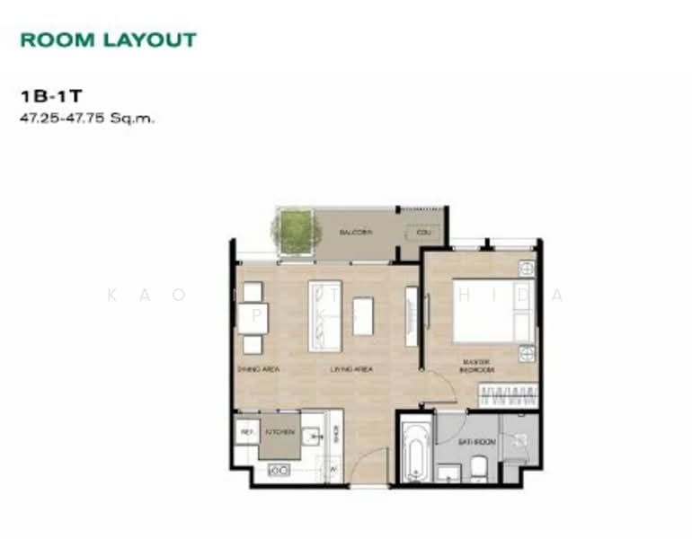 Mori Haus, Bangkok, Soi On Nut 1/1 Sukhumvit Road77, Phra Kanong Nua, Watthana, Bangkok, 1 Bedroom, 47 sqm, Condo For Sale, by Kao Natthathida Paksee, 500200844 - DDproperty.com