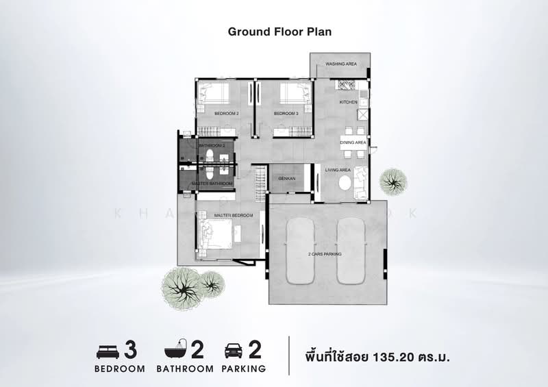 เรย์ หางดง, เชียงใหม่, หางดง, หางดง, เชียงใหม่, 135 ตร.ม., บ้านเดี่ยว ขาย, โดย Khamonchanok Aisuwan, 500201010 - DDproperty.com