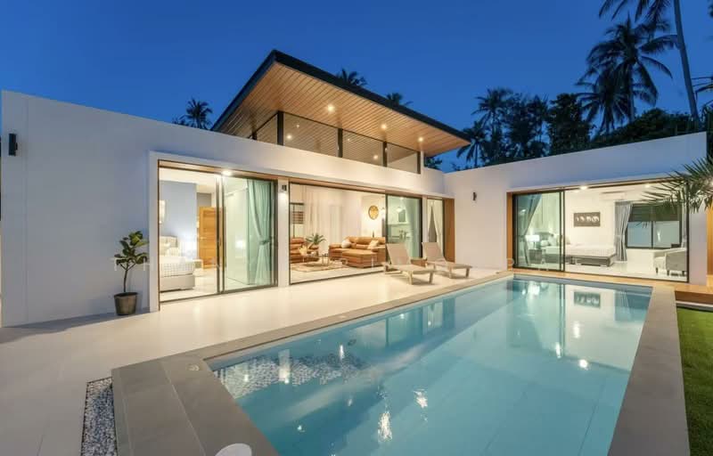 New Fully Furnished Villa 5 mins To Beautiful Maenam Beach, Surat Thani, Mae Nam, Ko Samui, Surat Thani, 3 Bedrooms, 168 sqm, Villa For Rent, by Thanya Pimonpat, 500201149 - DDproperty.com