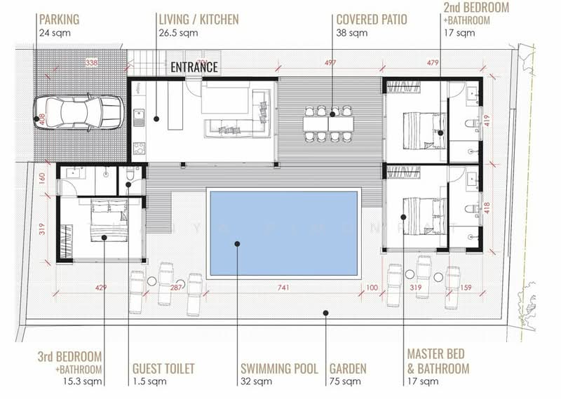 Saneha Sea View, Surat Thani, Maret, Ko Samui, Surat Thani, 3 Bedrooms, 160 sqm, Villa For Sale, by Thanya Pimonpat, 500201165 - DDproperty.com
