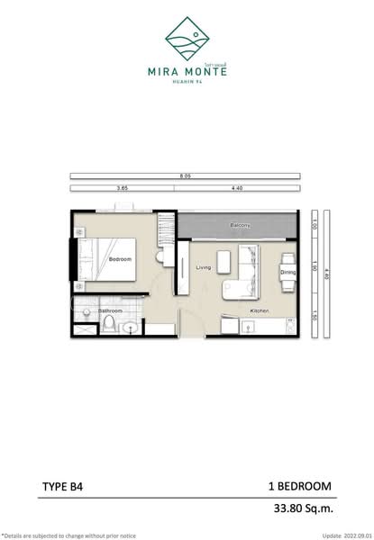 Mira Monte’ Hua Hin 94, Prachuap Khiri Khan, Soi 94, Hua Hin, Hua Hin, Prachuap Khiri Khan, 1 Bedroom, 34 sqm, Condo For Sale, by Parkkapol (Smile) Luecha, 500201542 - DDproperty.com