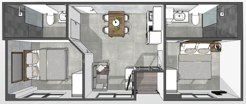 NOON Village Tower 2 : นูนวิลเลจ ทาวเวอร์ 2, ภูเก็ต, ฉลอง, เมืองภูเก็ต, ภูเก็ต, 48 ตร.ม., คอนโด ขาย, โดย Wanida (May) Mahawong, 500201605 - DDproperty.com