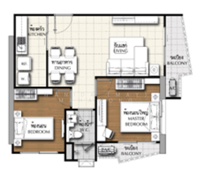 Supalai Vista : ศุภาลัย วิสต้า, ภูเก็ต, 77 ถ.ตะกั่วป่า, ตลาดใหญ่, เมืองภูเก็ต, ภูเก็ต, 70 ตร.ม., คอนโด ให้เช่า, โดย Wanida (May) Mahawong, 500201615 - DDproperty.com