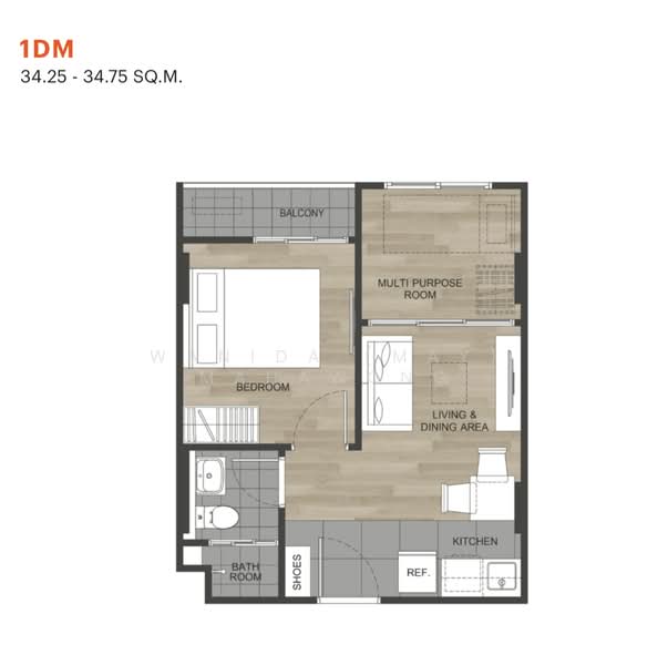DCondo Reef, Phuket, 78 Soi Dara, Kathu, Kathu, Phuket, 1 Bedroom, 35 sqm, Condo For Sale, by Wanida (May) Mahawong, 500201798 - DDproperty.com