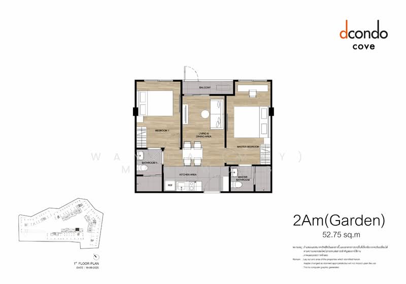 dcondo Cove Phuket, Phuket, วิชิตสงคราม, Kathu, Kathu, Phuket, 2 Bedrooms, 52 sqm, Condo For Sale, by Wanida (May) Mahawong, 500201826 - DDproperty.com